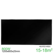 Load image into Gallery viewer, Original Electric Infrared Heating Panel - Black 800W