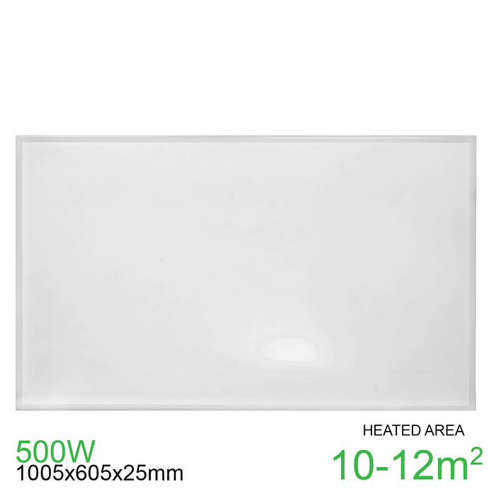 Original Electric Infrared Heating Panel - White 500W