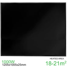 Load image into Gallery viewer, Original Electric Infrared Heating Panel - Black 1000W