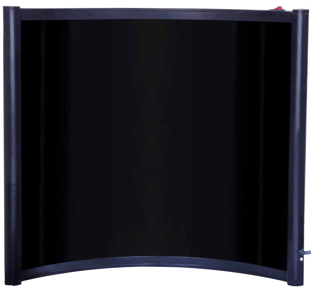 Curve Electric Infrared Heating Panel - Black 250W